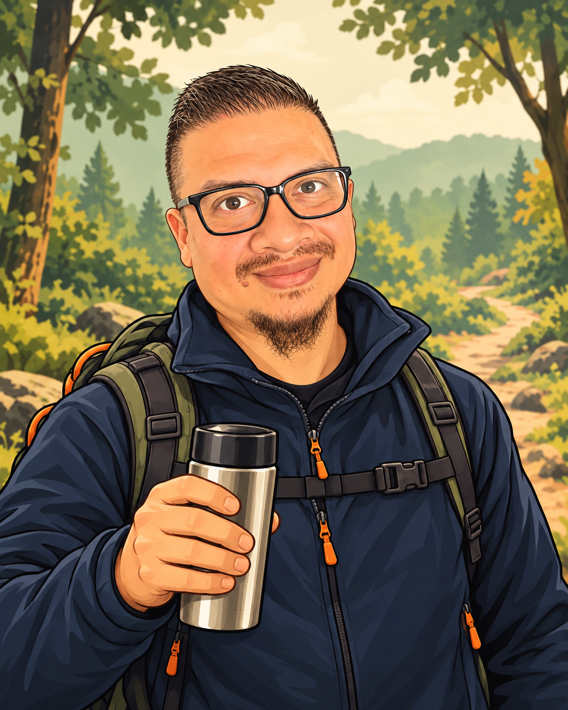 Cartoonportret van Ralph